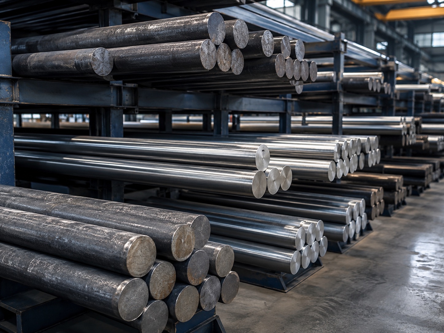 Round steel bars
