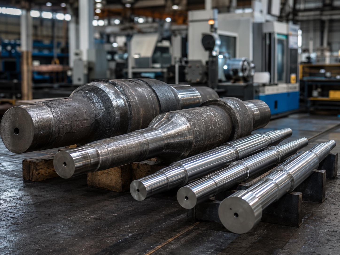 Forged &amp; machined shafts